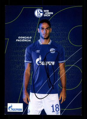 Goncalo Paciencia Autogrammkarte FC Schalke 04 2020-21 Original Signiert