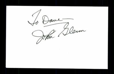 John Glenn 1921-2016 NASA erste Amerikaner im Weltall Signiert # BC 176038