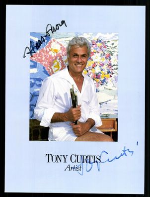 Tony Curtis Original Signiert ## BC G 32923