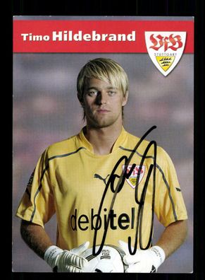 Timo Hildebrand Autogrammkarte VfB Stuttgart 2003-04 Original Signiert