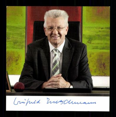 Winfried Kretschmann Ministerpräsident Baden Württemberg Signiert # BC G 33065