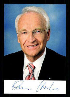 Edmund Stoiber Ministerpräsident Bayern 1993-2007 Original Signiert # BC G 33075