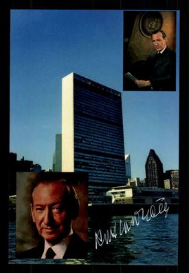 Kurt Waldheim Ehemaliger Generalsekretär der Vereinten Nationen # BC G 33125
