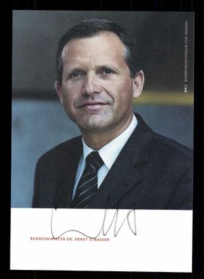 Ernst Strasser Österreichischer Politiker Original Signiert # BC G 33135