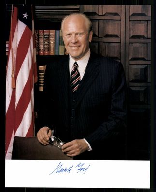 Gerald Ford 38. Präsident der USA 1974-1977 Original Signiert # BC G 33216
