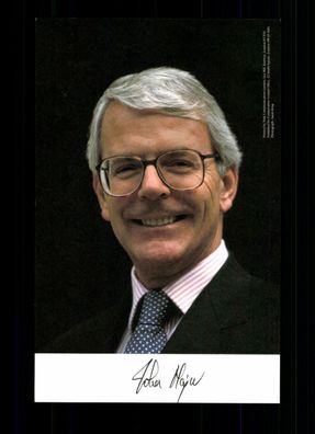 John Major Premierminister England 1990-1997 Druck Autogrammkarte ## G 33231 D