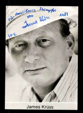 James Krüss 1926-1997 Dichter Schriftsteller Original Signiert # BC 177547