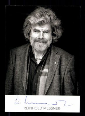 Reinhold Messner Bergsteiger Autogrammkarte Original Signiert # BC 177612