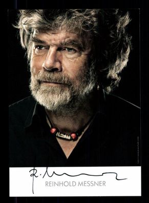 Reinhold Messner Bergsteiger Autogrammkarte Original Signiert # BC 177614
