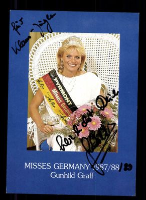 Gunhild Graff Autogrammkarte Original Signiert Model ## BC 177638