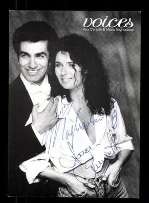 Ava Cimiotti und Mario Taghadossi Zirkus Original Signiert ## BC 177724