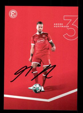 Andre Hoffmann Autogrammkarte Fortuna Düsseldorf 2020-21 Original Signiert