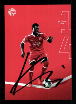 Kelvin Ofori Autogrammkarte Fortuna Düsseldorf 2020-21 Original Signiert