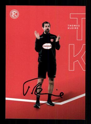 Thomas Kleine Autogrammkarte Fortuna Düsseldorf 2020-21 Original Signiert