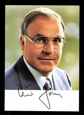 Helmut Kohl 1930-2017 Bundeskanzler 1982-1998 Original Signiert # BC 177993