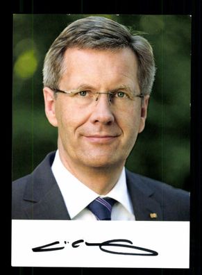 Christian Wulff Bundespräsident 2010-2012 Original Signiert # BC 178135