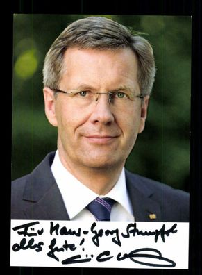 Christian Wulff Bundespräsident 2010-2012 Original Signiert # BC 178137