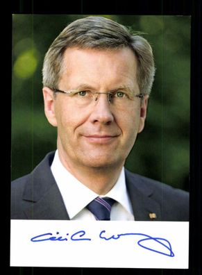 Christian Wulff Bundespräsident 2010-2012 Original Signiert # BC 178138