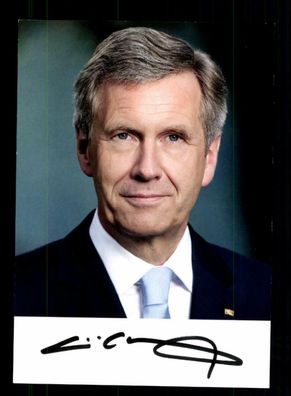 Christian Wulff Bundespräsident 2010-2012 Original Signiert # BC 178140