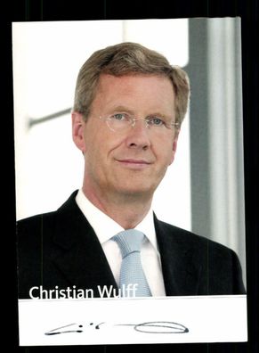 Christian Wulff Bundespräsident 2010-2012 Original Signiert # BC 178142