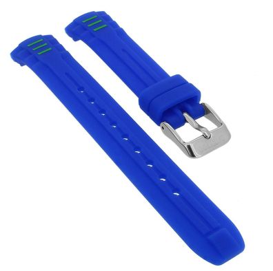 Calypso • Uhrenarmband aus Silikon in blau Schließe silbern • K5757/4