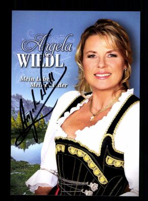 Angela Wiedl Autogrammkarte Original Signiert ## BC 178700