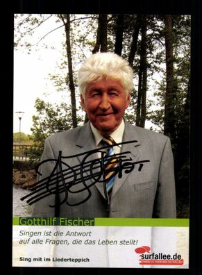 Gotthilf Fischer Autogrammkarte Original Signiert ## BC 178763