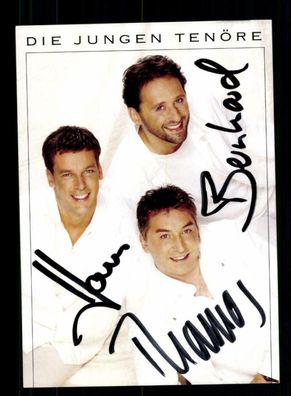 Die Jungen Tenöre Autogrammkarte Original Signiert ## BC 178884