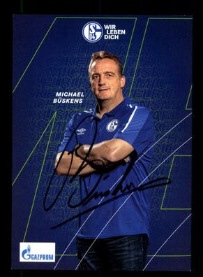 Michael Büskens Autogrammkarte FC Schalke 04 2020-21 Original Signiert