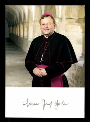 Franz Josef Bode Bischof von Osnabrück Original Signiert # BC 179166