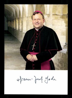 Franz Josef Bode Bischof von Osnabrück Original Signiert # BC 179169