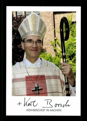 Karl Borsch Weihbischof von Aachen Autogrammkarte Original Signiert # BC 179200