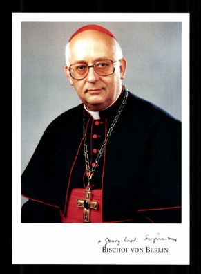 Georg Kardinal Sterzinsky 1936-2011 Erzbischof Berlin Signiert # BC 179326