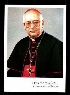 Georg Kardinal Sterzinsky 1936-2011 Erzbischof Berlin Signiert # BC 179330