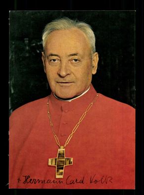 Hermann Kardinal Volk 1903-1988 Bischof Mainz Original Signiert # BC 179338