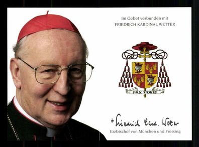 Friedrich Kardinal Wetter 1928 Erzbischof München Original Signiert # BC 179359