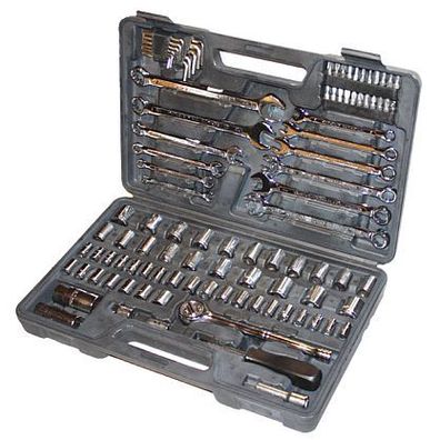 Werkzeugkoffer Koffer für Werkzeuge Werkstattausstattung 101 tlg #02