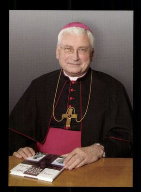 Walter Mixa Bischof von Augsburg Autogrammkarte Original Signiert # BC 179886