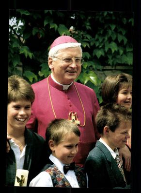 Walter Mixa Bischof von Augsburg Autogrammkarte Original Signiert # BC 179894