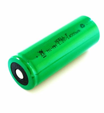 XCell Akku F Zelle (3/2 D) Flattop Ni-MH 1,2V 14000 mAh