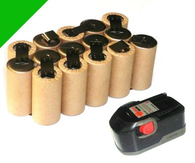 Akkupack für Würth / AEG Akku SD 18 V / B1820R/ 2,0 Ah NiCd 2000 mAh