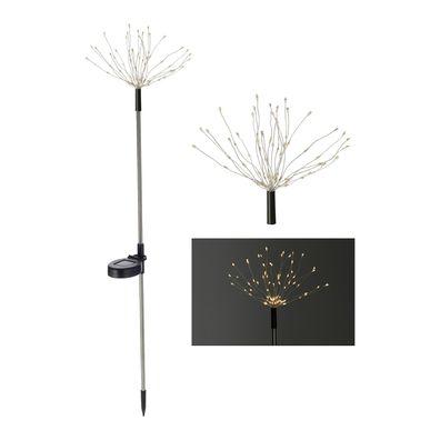 LED Solar Gartenstecker Firework - Höhe ca. 80 cm - Garten Lampe Party