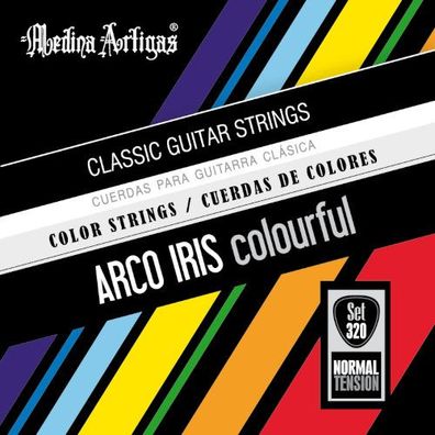 Medina Artigas Arco Iris 370 - bunte Nylonsaiten für 1/2-Gitarre
