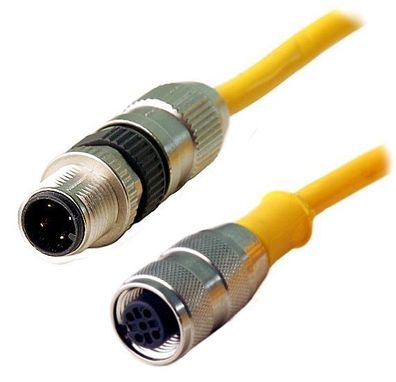 Sensor-/ Aktor-Kabel 4-polig, Phoenix Contact 1406173 M12 Buchse M12 Stecker 1,5met.