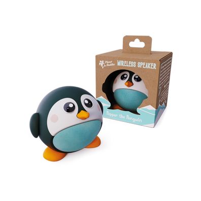 Planet Buddies Penguin Speaker - Schwarz
