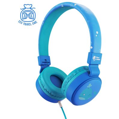 Planet Buddies Whale Wired Kids Headphone - Blau