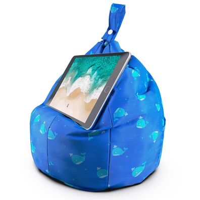 Planet Buddies Whale Tablet Cushion Viewing Stand - Blau