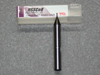 HSSE-CO8-TiAIN Fräser 2Z, 1.00mm