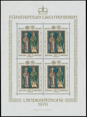 Liechtenstein BLOCK Kleinbogen Nr 734 postfrisch KLEINB S0DF3CE