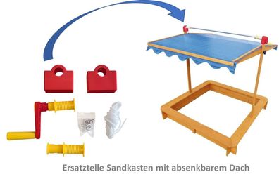 Ersatzteil - Kurbel für Sandkasten mit absenkbarem Dach Art. 411